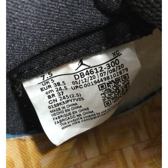 Nike Air Jordan 1 High OG Lucky Green Womens 7.5 Authenticated - Picture 7 of 8